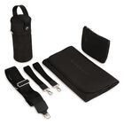 Black Logo Quilted Baby Changing Bag, 1, hi-res