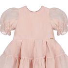 Girls Pleated Pink Dress, 1, hi-res
