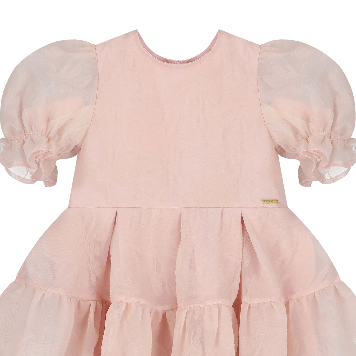 Girls Pleated Pink Dress, 1, hi-res image number null