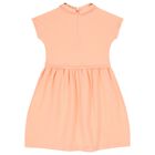 Girls Pink Logo Dress, 2, hi-res