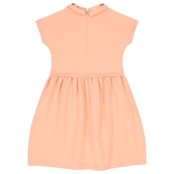 Girls Pink Logo Dress