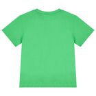 Boys Green Logo T-Shirt, 2, hi-res