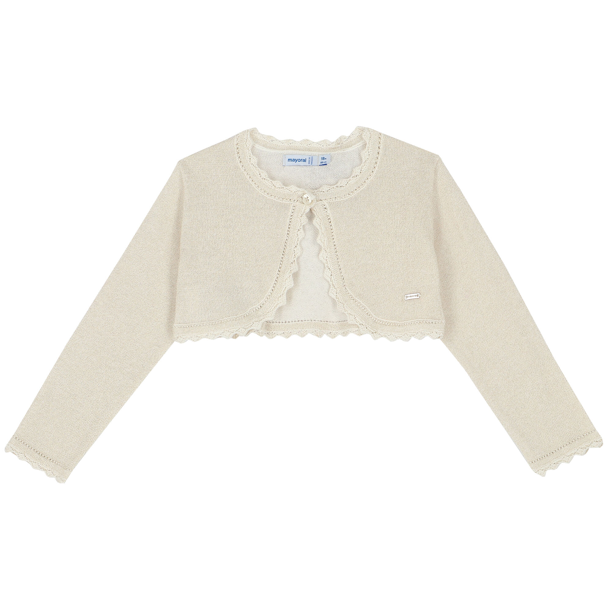 Beige bolero cardigan discount