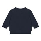 Baby Boys Navy Blue Logo Tracksuit , 1, hi-res