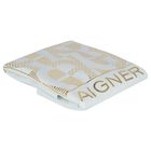 Baby Boys Blue & Gold Logo Blanket, 2, hi-res