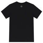 Boys Black Logo T-Shirt, 1, hi-res