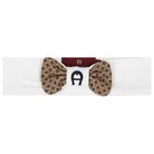 Baby Girls White Logo Headband, 1, hi-res