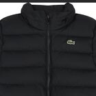 Boys Black Logo Puffer Jacket, 1, hi-res