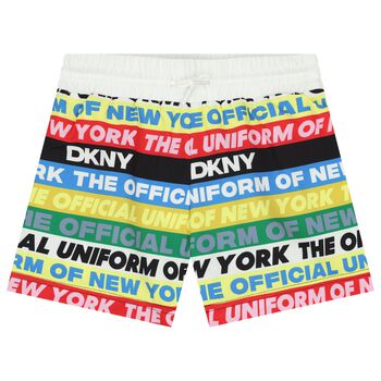 Boys Multi-Coloured Logo Swim Shorts