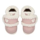 Baby Girls Pink Fur Faux Trainers, 1, hi-res