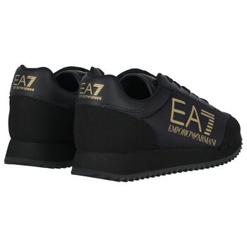 Black Logo Trainers