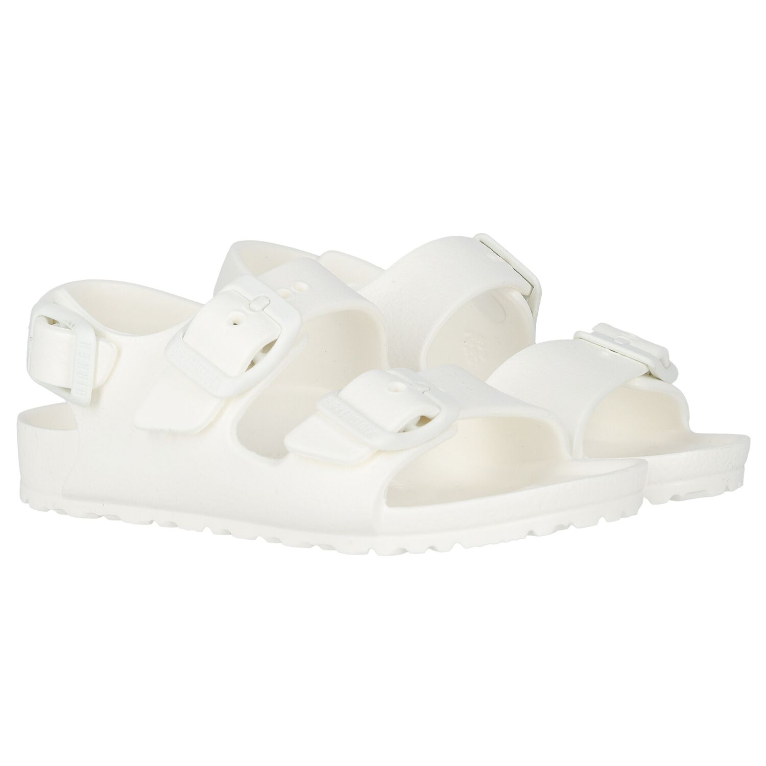 White Milano Eva Sandals, 1, hi-res