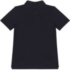 Boys Navy Logo Polo Shirt, 1, hi-res