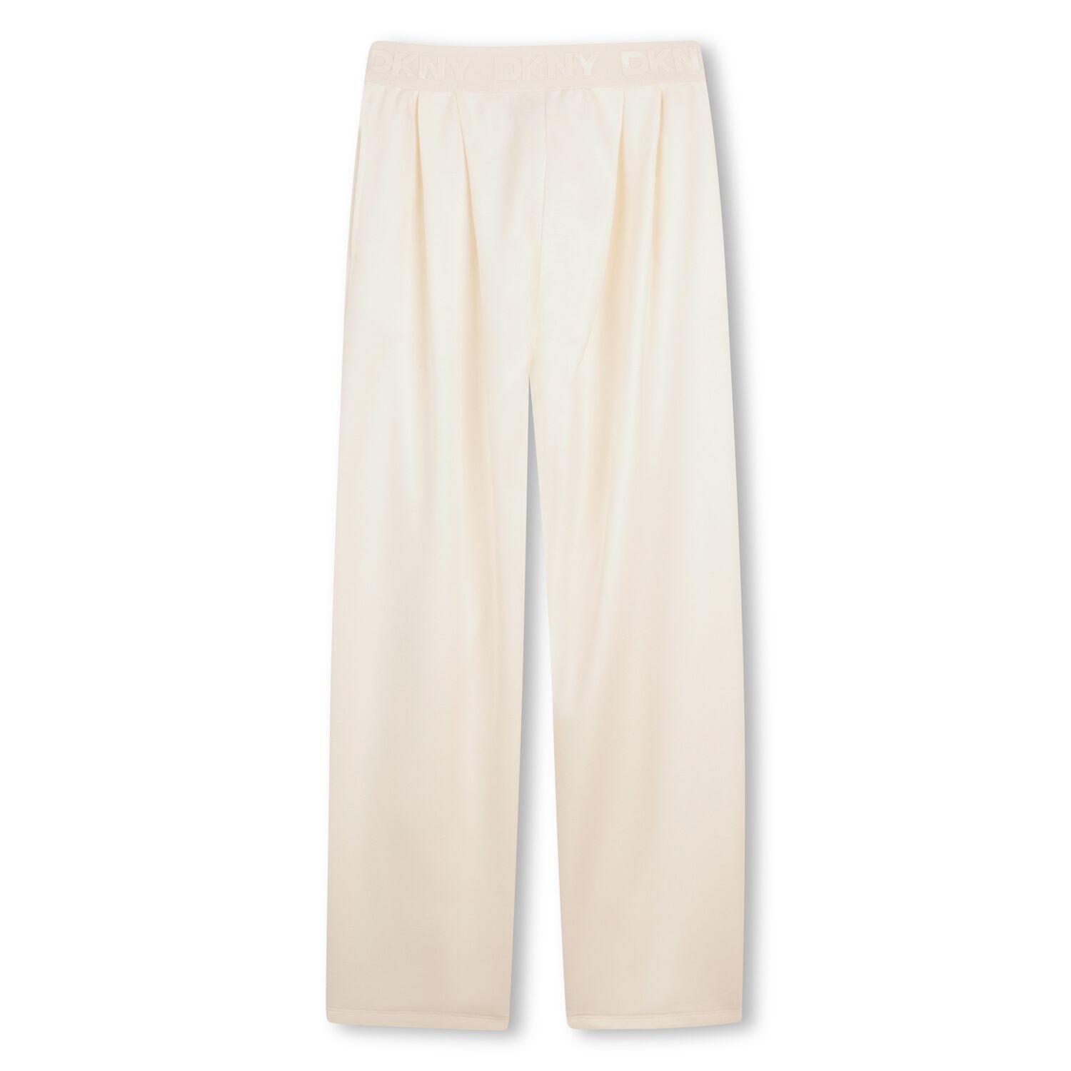 Girls Ivory Logo Trousers, 2, hi-res