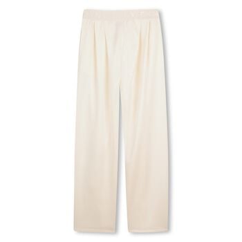 Girls Ivory Logo Trousers