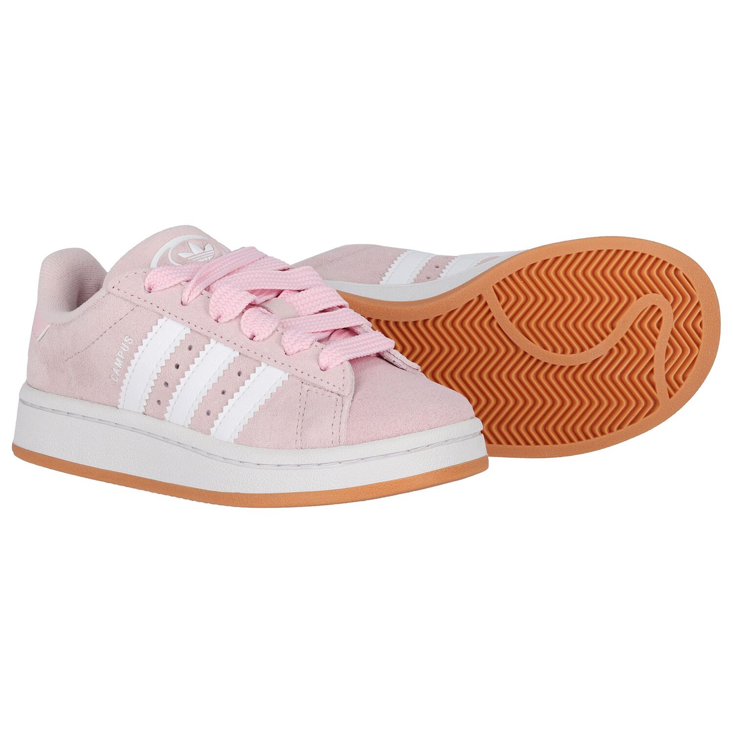 Girls Pink Campus 00s Trainers, 1, hi-res