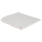 Baby Girls White & Pink Bow Blanket, 1, hi-res