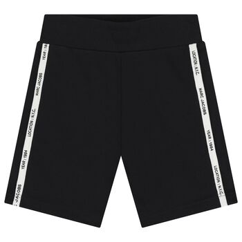 Boys Black Logo Shorts