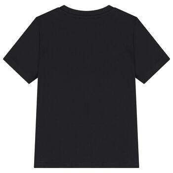 Boys Black Logo T-Shirt