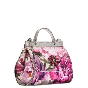 Girls Pink Peony Handbag ( 14CM )