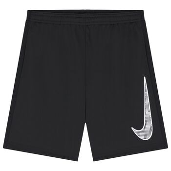 Boys Black Logo Shorts