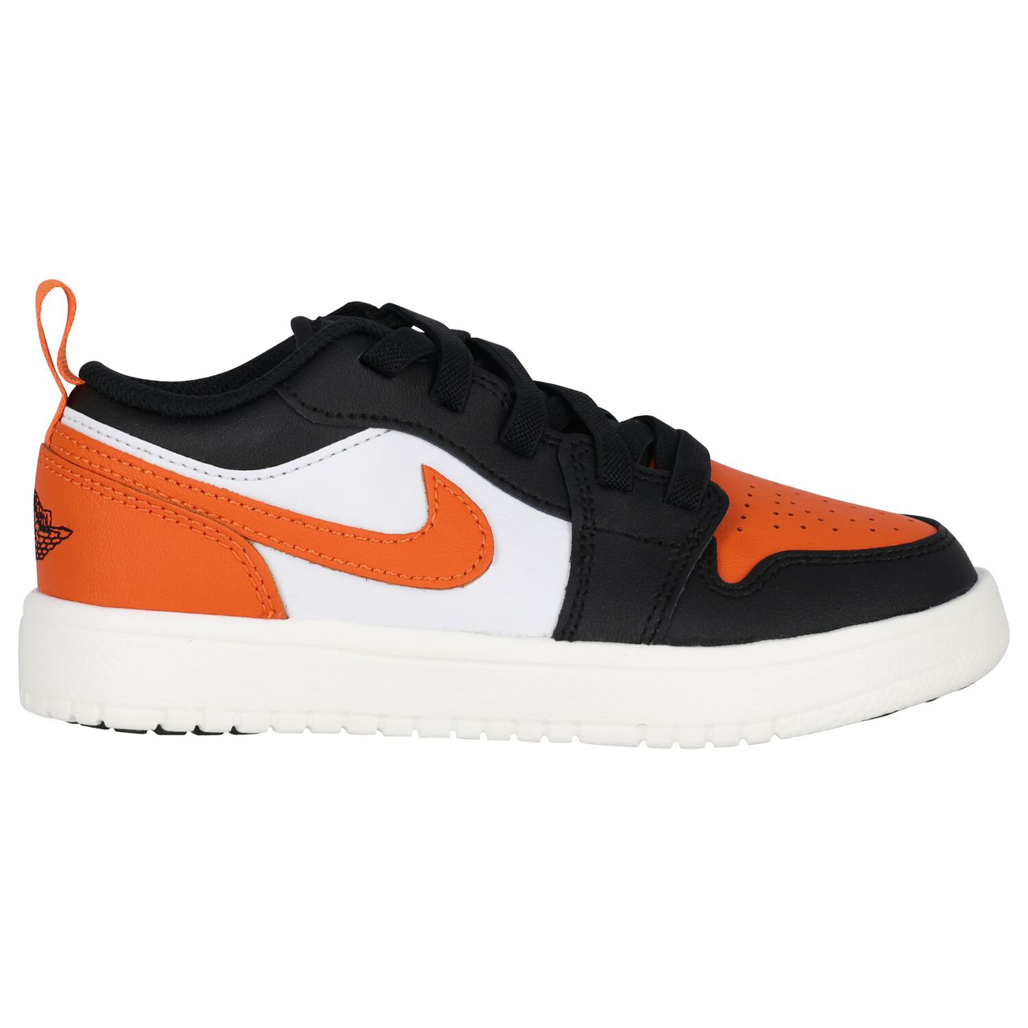 Black, White & Orange Air Jordan 1 Low Alt Trainers, 1, hi-res