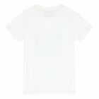 Boys White Logo T-Shirt, 2, hi-res