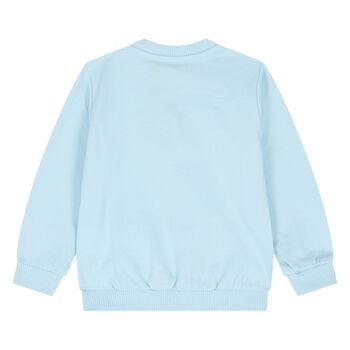 Younger Blue Teddy Bear Logo Sweatshirt