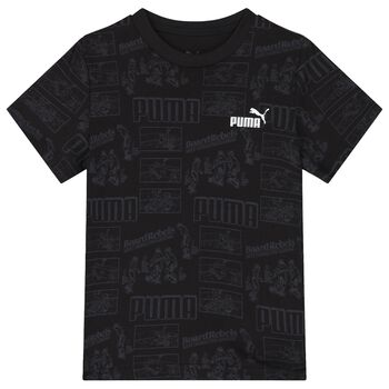 Boys Black Logo T-Shirt