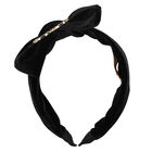 Girls Black Heart Headband, 1, hi-res