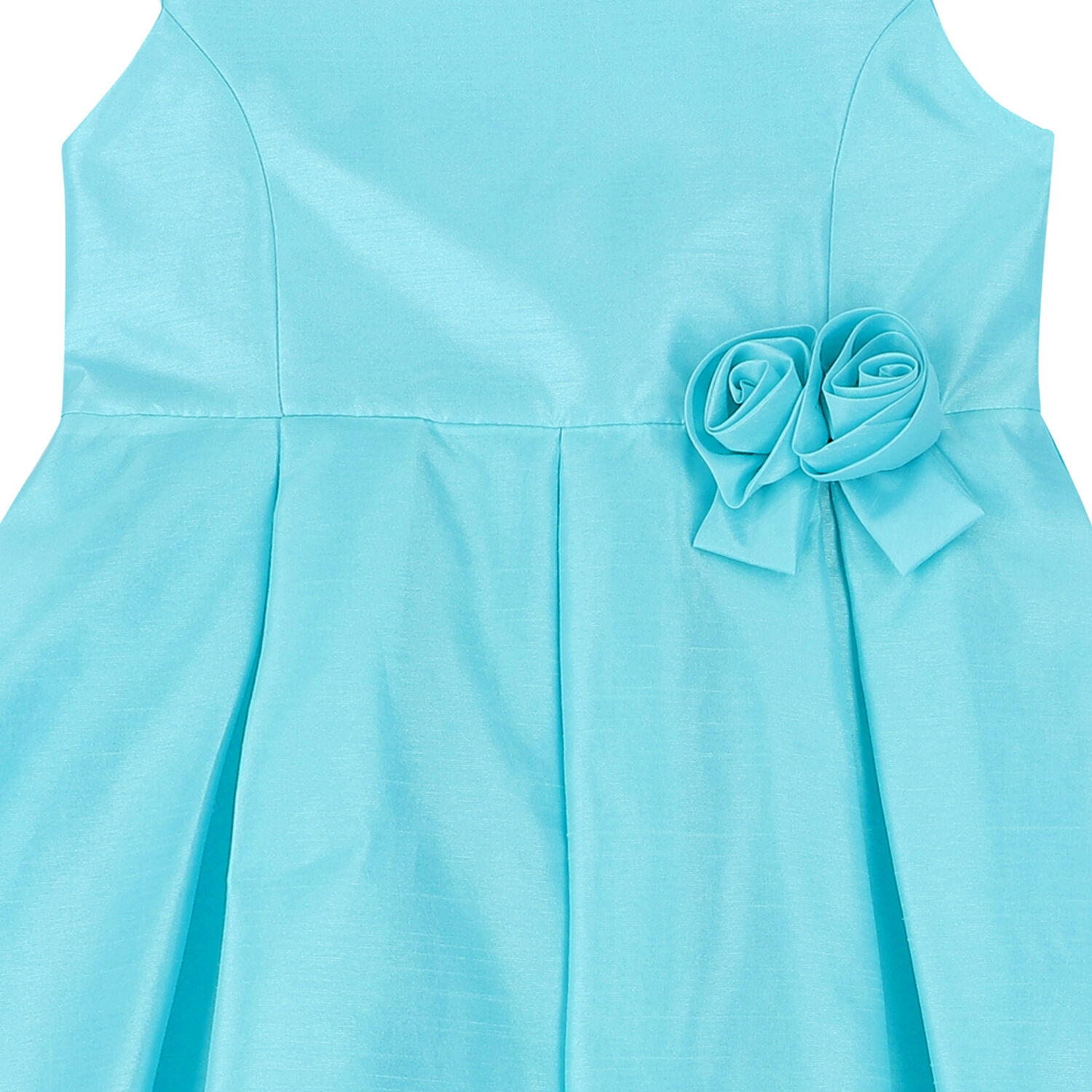 Girls Blue Flower Dress, 1, hi-res image number null