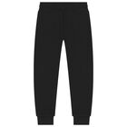 Boys Black Logo Tracksuit, 1, hi-res
