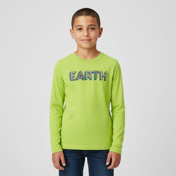 Boys Green & Navy Long Sleeve Tops ( 2-Pack ), 2 Boys Green & Navy Long Sleeve Tops ( 2-Pack )