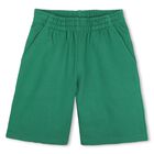 Boys Green Dice Logo Shorts, 1, hi-res