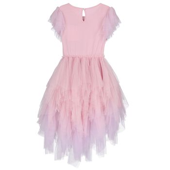 Girls Pink Embellished Dress 