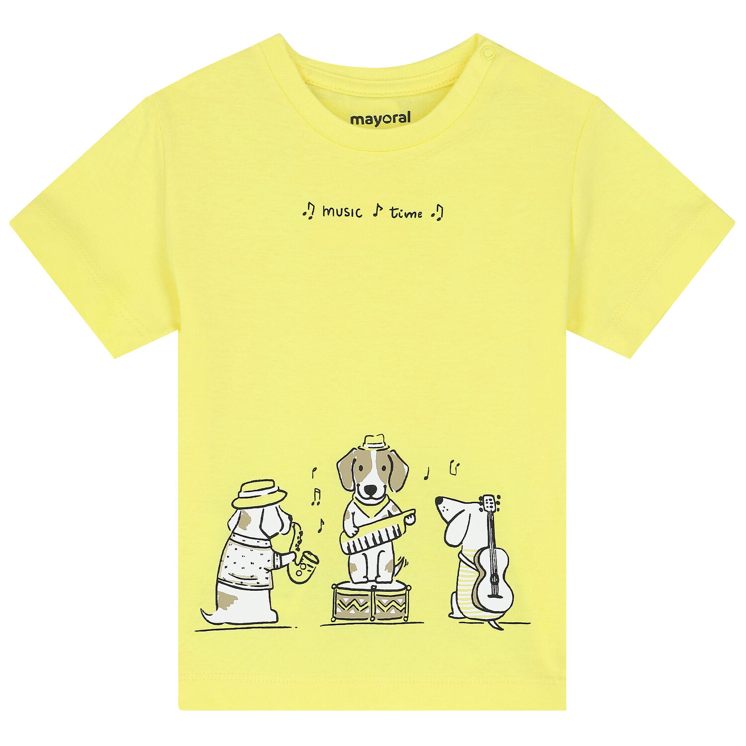 Younger Boys Yellow Dogs T-Shirt, 1, hi-res