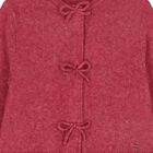 Girls Pink Bow Knitted Cardigan , 2, hi-res