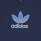 Navy Blue Trefoil Logo Oversized T-Shirt, 1, hi-res