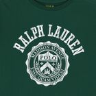 Girls Green Logo T-Shirt, 1, hi-res