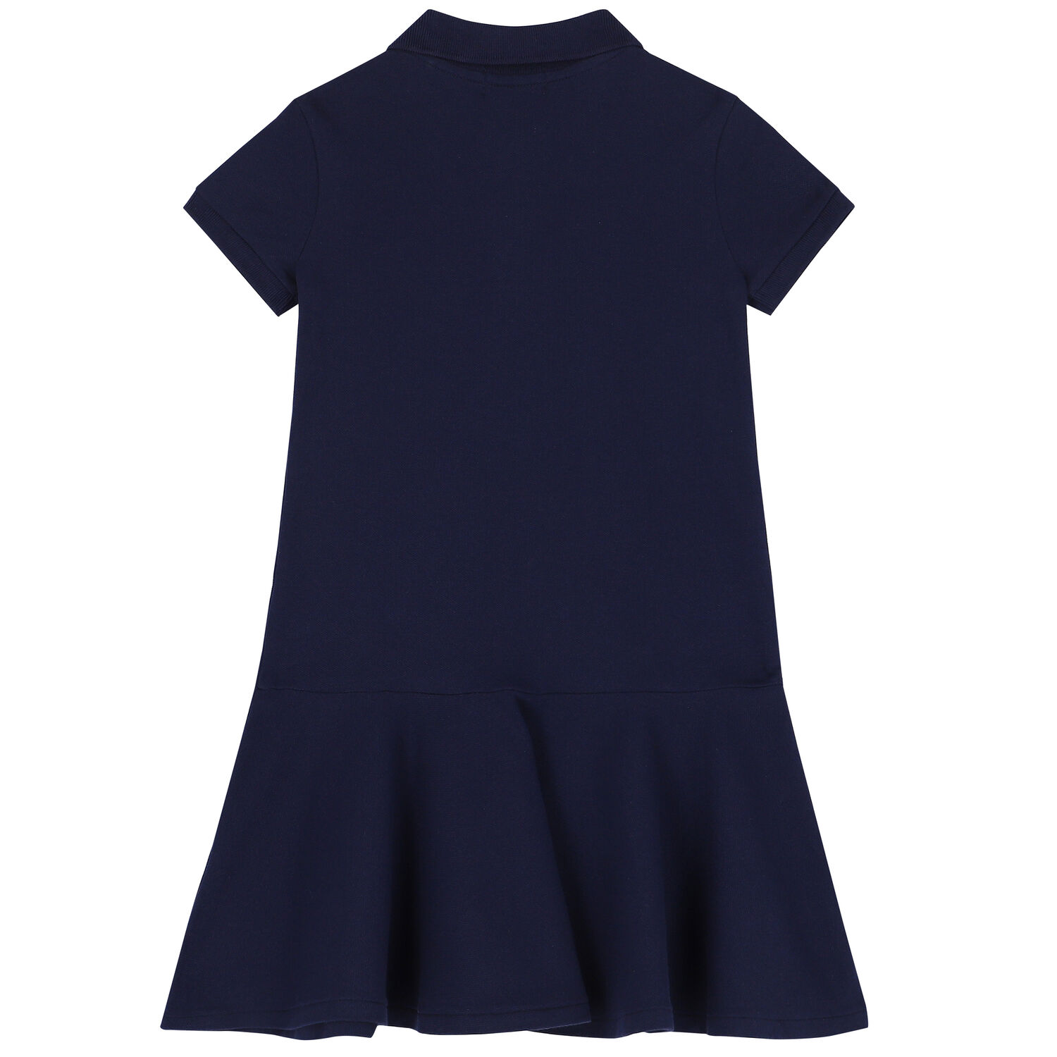 Girls Navy Bear Polo Dress, 1, hi-res