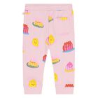 Younger Girls Pink Jelly Joggers, 1, hi-res