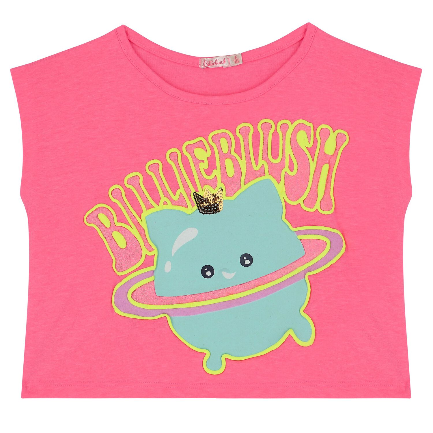 Girls Pink Logo Top, 1, hi-res image number null