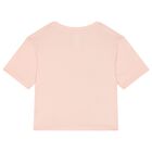 Girls Pink Logo Shorts Set, 1, hi-res