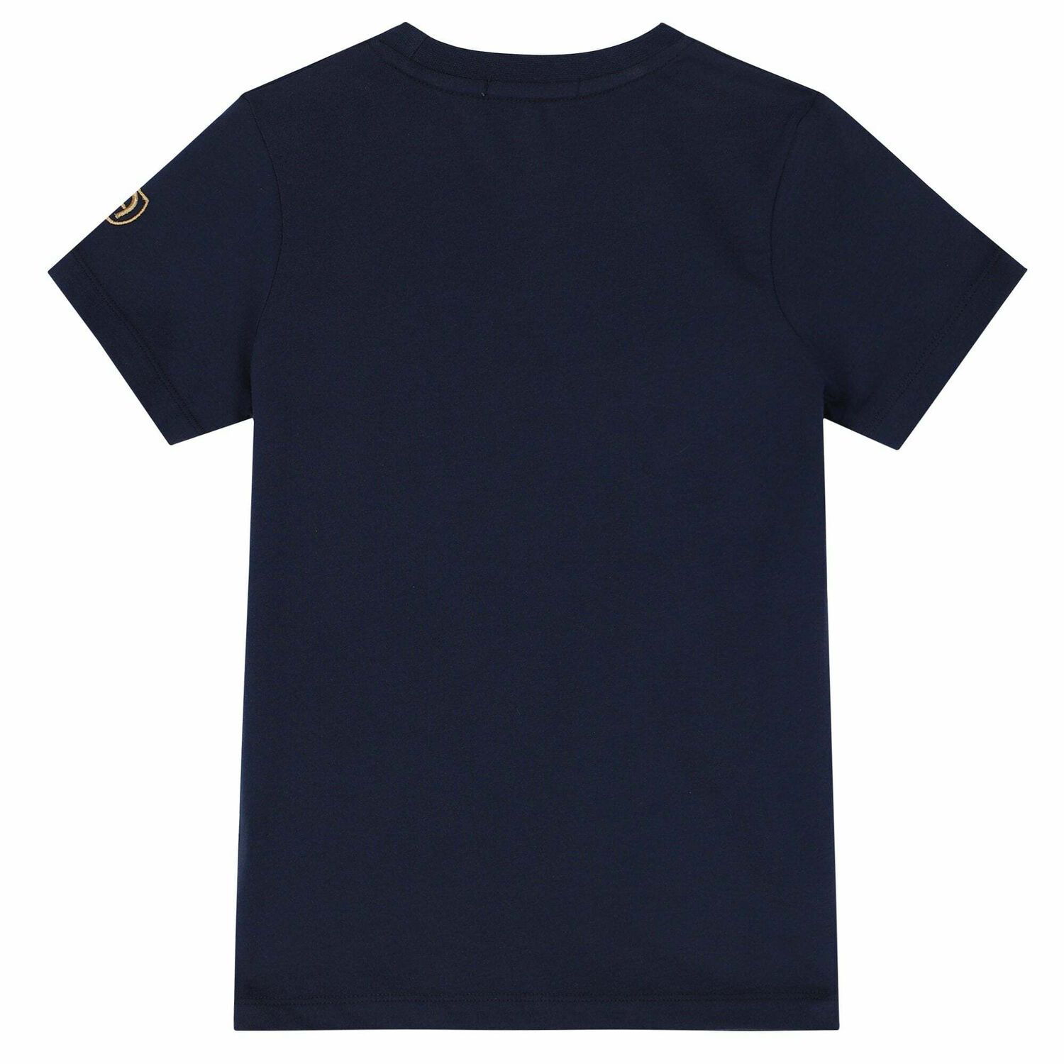 Boys Navy & Gold Logo T-Shirt, 1, hi-res image number null