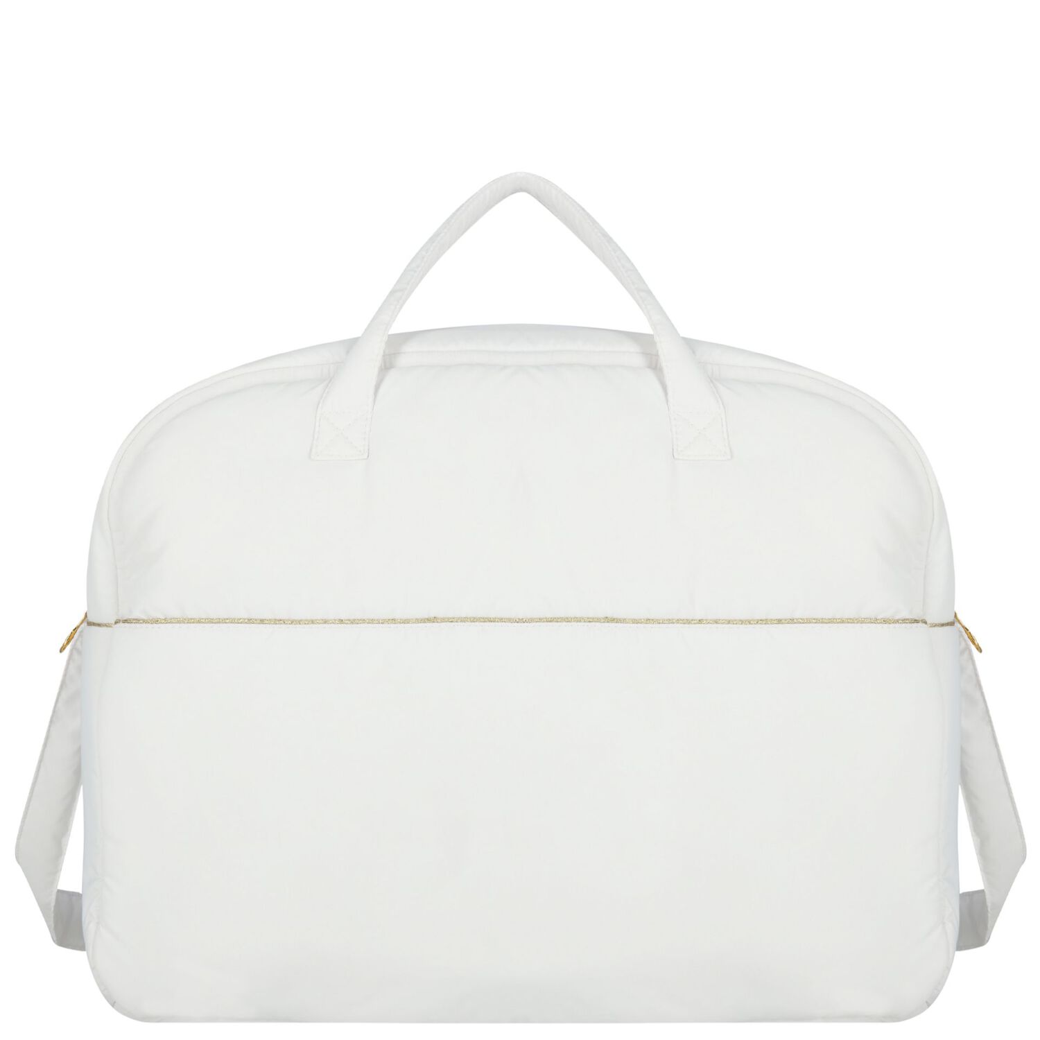 Baby Girls White Logo Changing Bag, 1, hi-res
