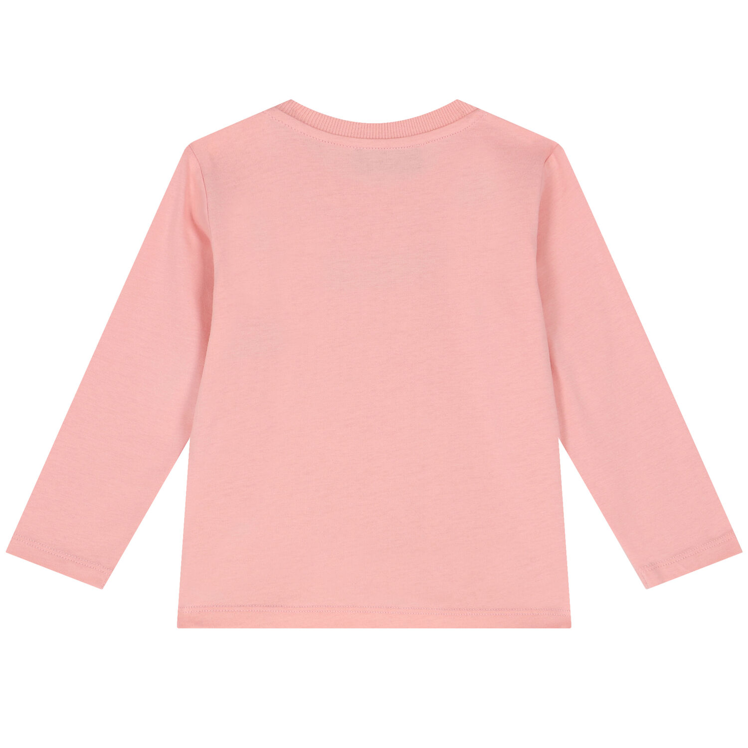 Pink Teddy Bear Logo Long Sleeve Top, 1, hi-res