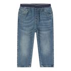 Baby Boys Blue Denim Jeans, 1, hi-res