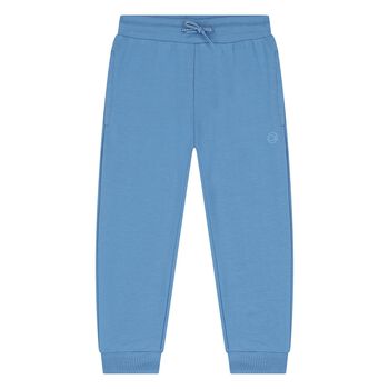 Younger Boys Blue Jersey Joggers
