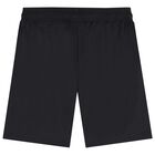 White & Black Logo Shorts Set, 1, hi-res