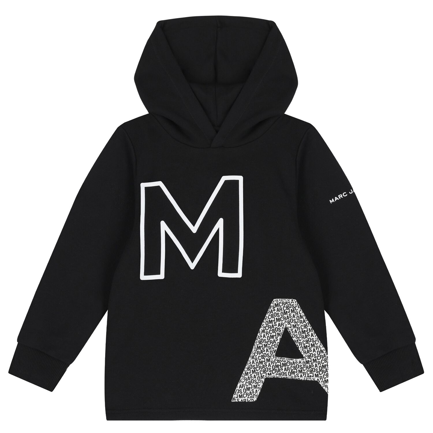 Boys Black Hooded Top, 1, hi-res image number null
